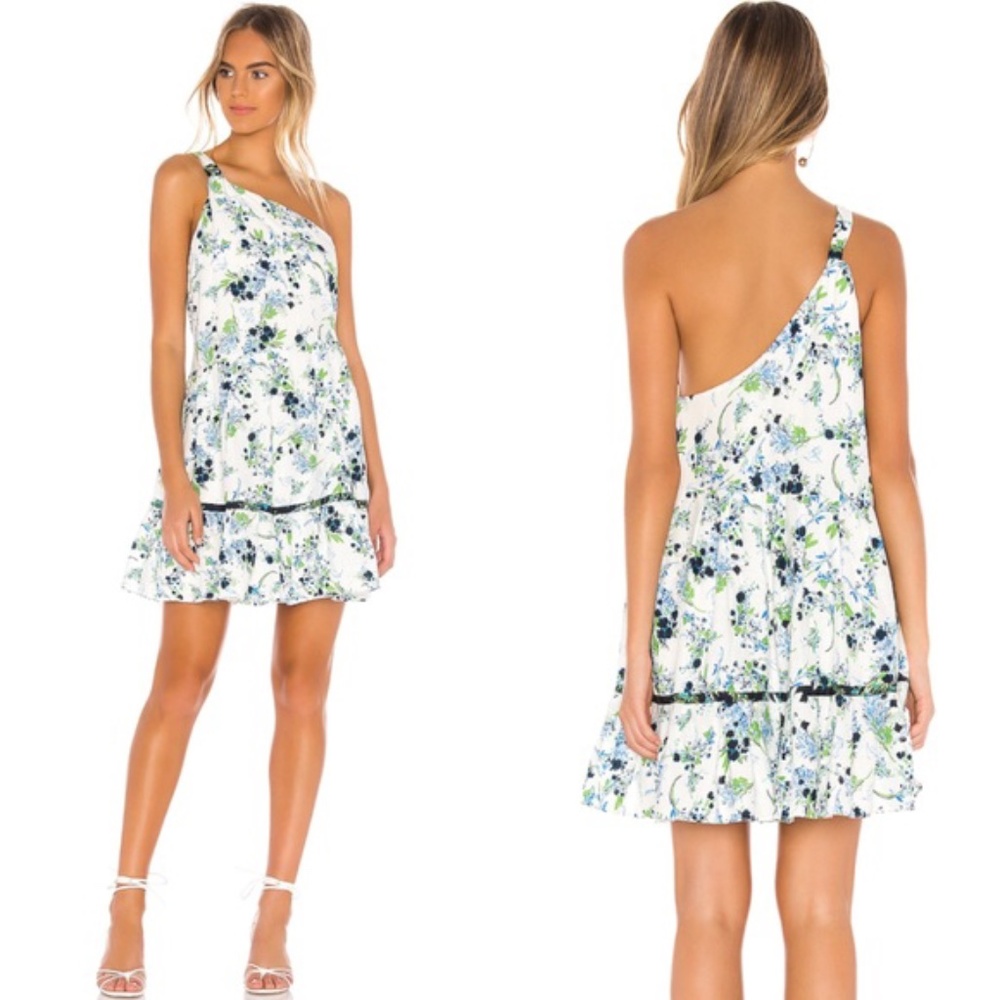NWOT FREE PEOPLE ALL MINE 1 SHOUDER LINEN DRESS XS